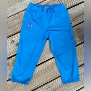 Light Blue Crop Under Armour Leggings
